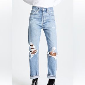 Agolde 90smid rise loose fit in fall out